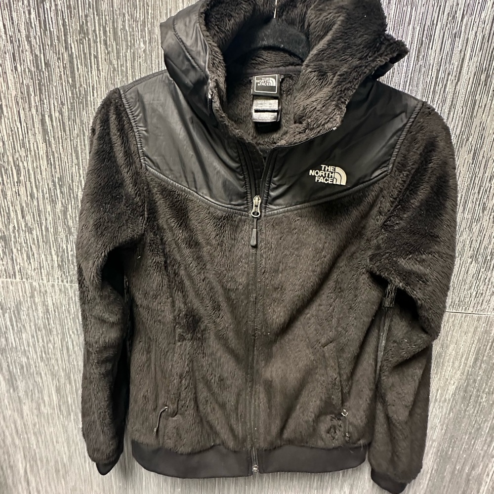 The North Face Black Fleece Jacket with Logo